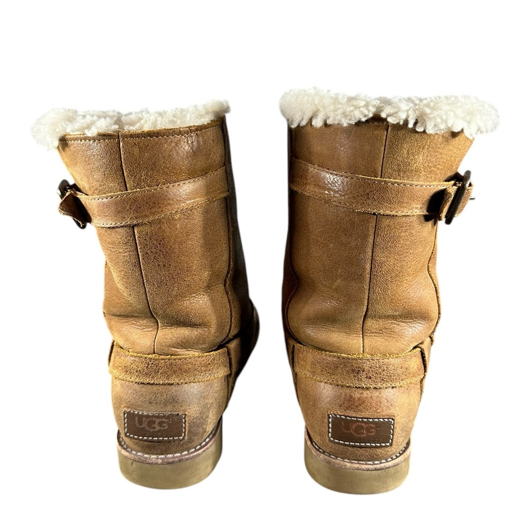 UGG Noira Waterproof Buckle Chestnut Boot Size US 7 | EU 38 - Picture 5 of 10